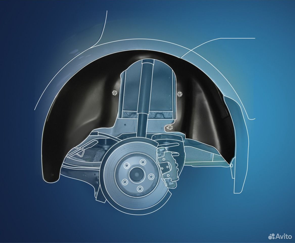 Подкрылки задние Nissan Qashqai
