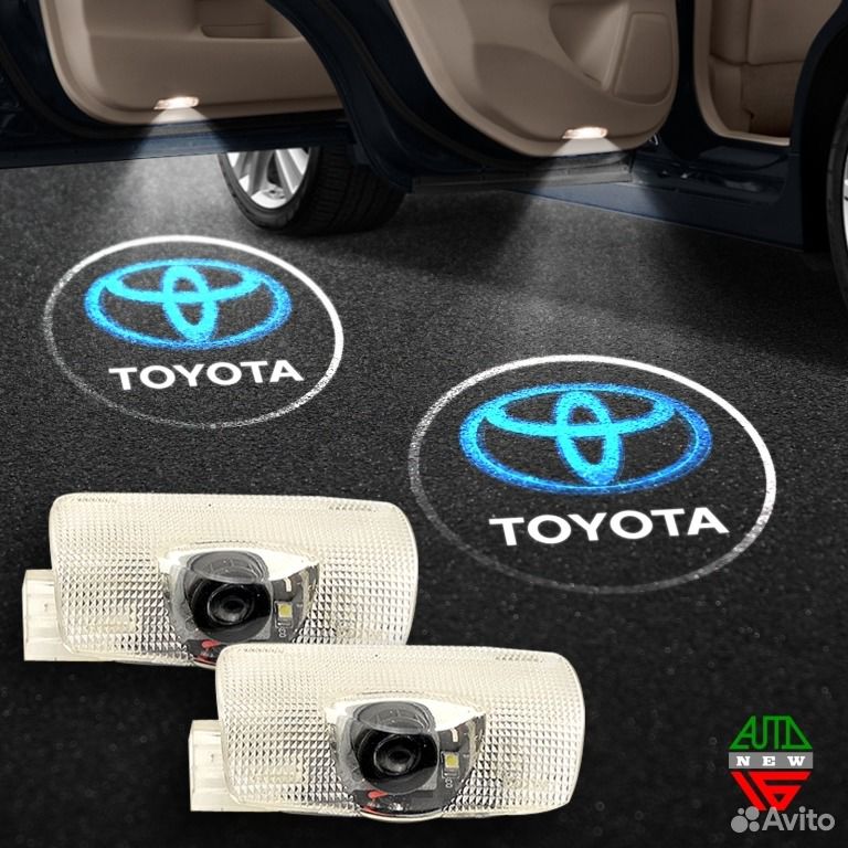 Штатная подсветка дверей Тойота Приус - Toyota Pri