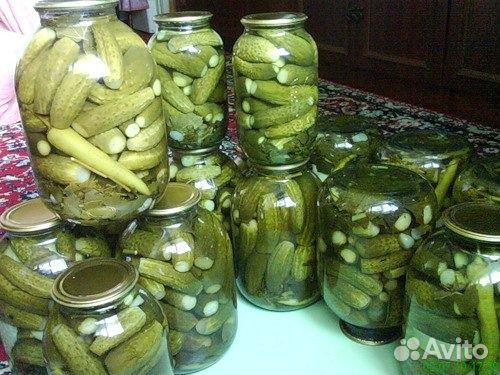 Огурцы в 3л банках