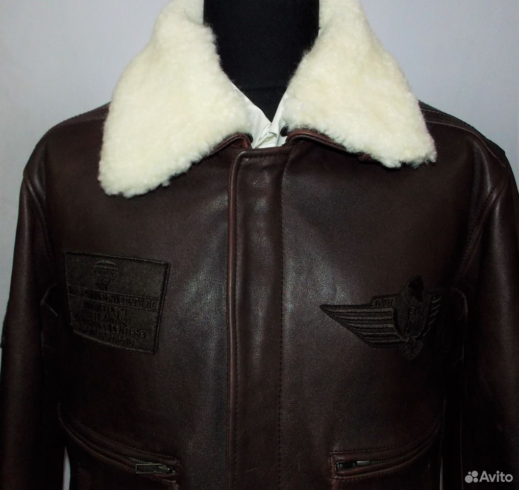 Куртка Пилот Кожа Буйвола Купить Мужская