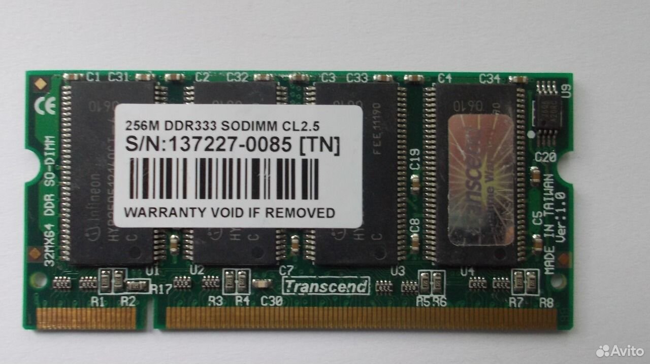 Sodimm sdram. 256 МБ SDRAM ddr333.