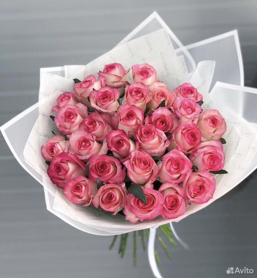 Розы, Цветы оптом, доставка цветов Тольятти, Букет купить на Зозу.ру - фотография № 5