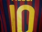 Футболка клуба Барселона с автографом Месси объявление продам