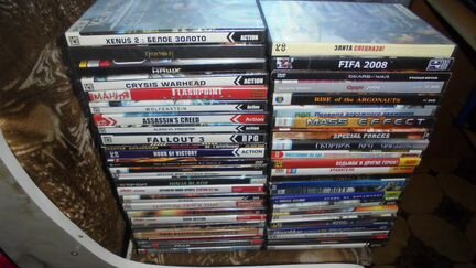 Коллекция игр на пк 50 дисков более 100 игр