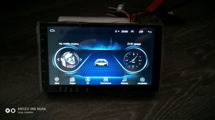 Магнитола 2din на Android с GPS Навигацией+камера