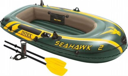 Лодка надувная Intex Seahawk 2-местная Новая