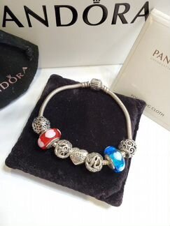 Украшение браслет с шармами Пандора Pandora