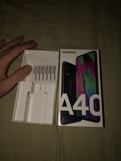 Коробка от Samsung galaxy A40 оригинал