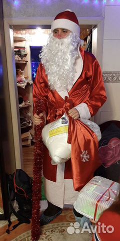 Прокат костюма деда мороза