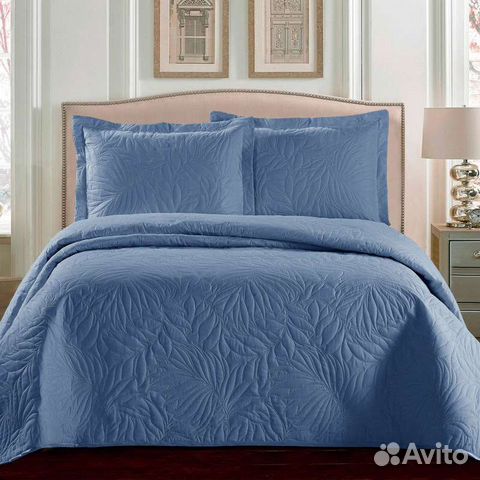 Покрывало с наволочками стеганое