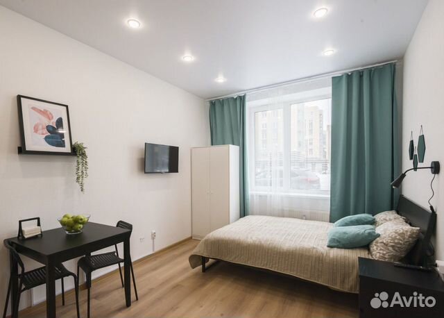 

Квартира-студия, 20 м², 2 кровати