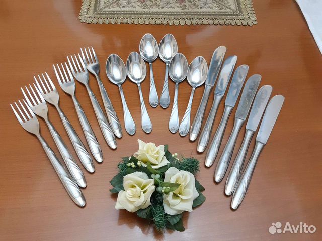 Набор вилка, нож