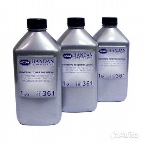 Тонер для принтера HP Универсал handan 1кг