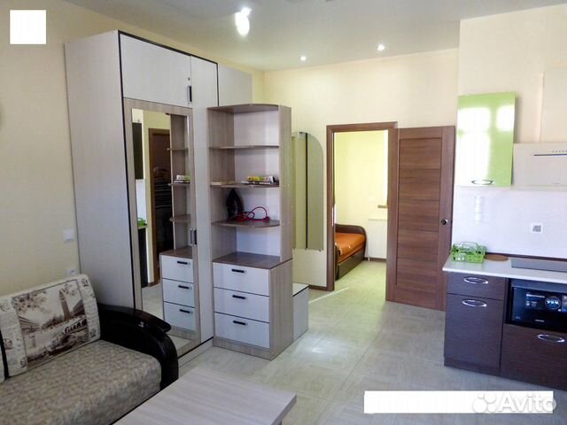 

Квартира-студия, 30 м², 3 кровати