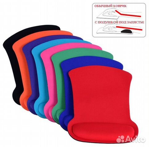 Коврик для мыши с подушкой под запястье