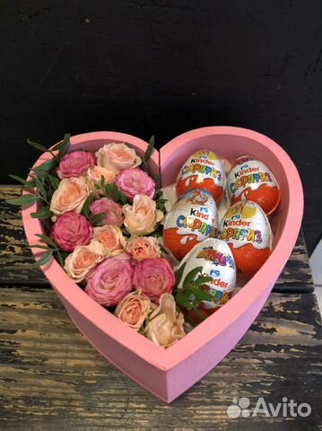 Сердце с цветами