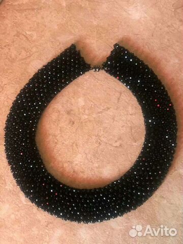 Воротник из бисера