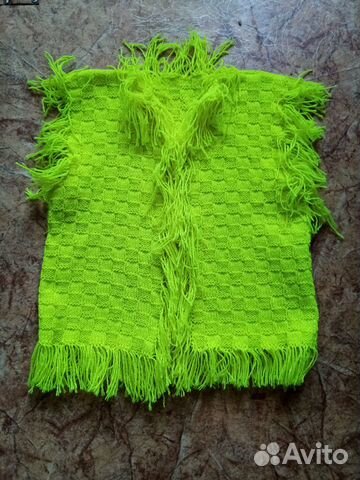 Жилет вязаный детский