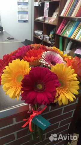 Букет Герберы Mix 15 шт