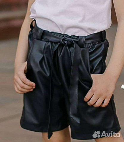 Шорты Экокожа