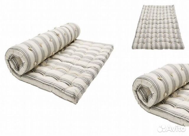 Матрасы ватные-тик 120,140,160см/200 см