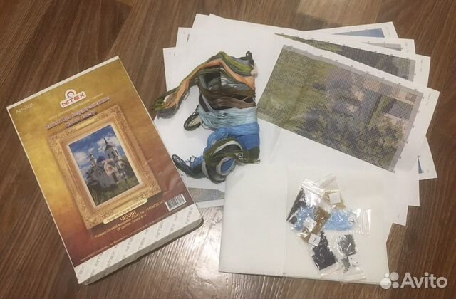 Вышивка Казанский храм мужского монастыря