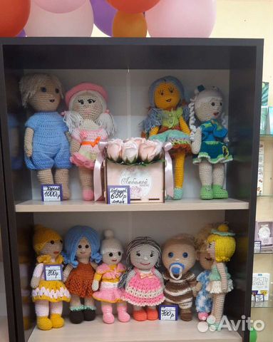 Вязаные игрушки ручной работы