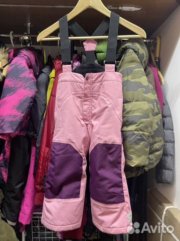 Штаны брюки зимние тёплые лыжные hm h&m 98