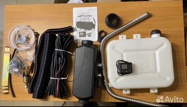 Установка автономного отопителя