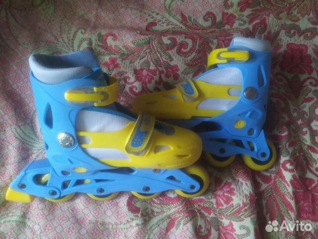 Роликовые коньки детские раздвижные 33-36