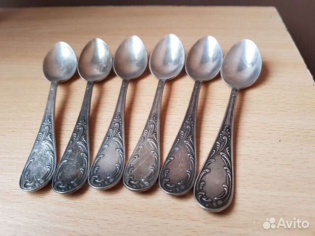 Ложки кольчугино серебро СССР