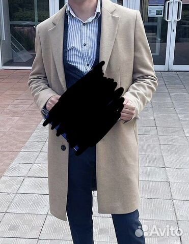 Пальто мужское (zara) новое