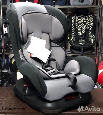 Автокресло Siger Наутилус 0-18 кг серый