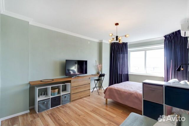 

1-к. квартира, 42 м², 2 кровати
