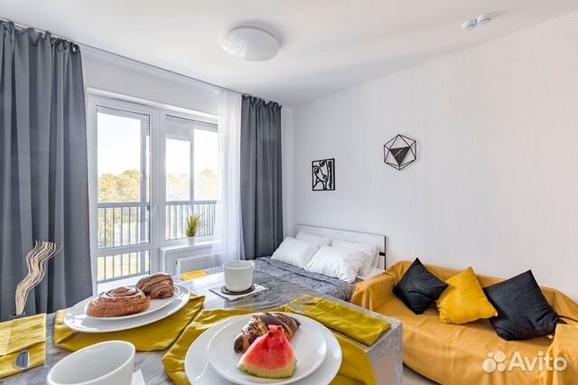 

Квартира-студия, 23 м², 2 кровати