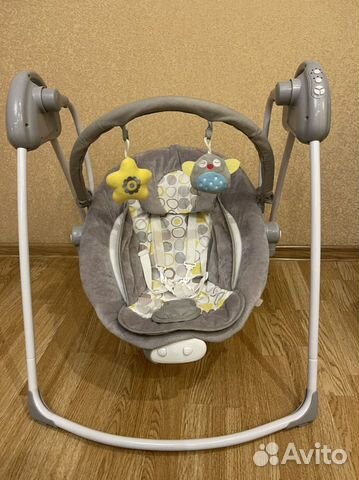 Детские электрокачели-шезлонг 2 в 1 Babyton