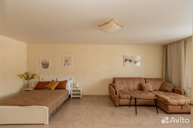 

1-к. квартира, 49,5 м², 2 кровати