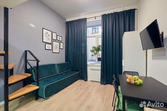 

Квартира-студия, 20 м², 2 кровати
