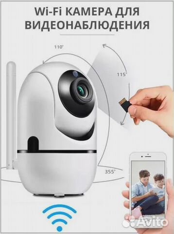 Камера WiFI поворотная 360