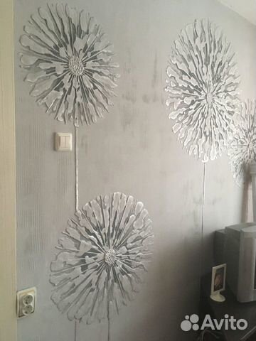 Барельеф на стене, роспись стен, заказ картин