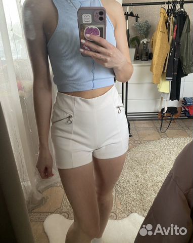 Шорты bershka белые