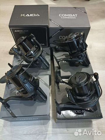 Карповые катушки kaida combat, ADN black, HJC02-80