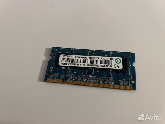 Оперативная память 1GB DDR-2 SO-dimm