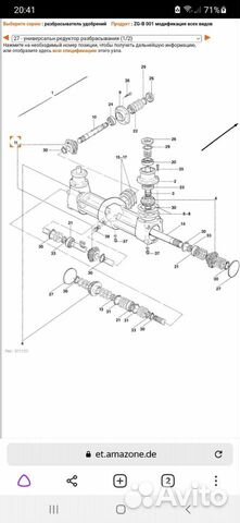 Шестерни амазоне 952185