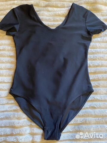 Купальник гимнастический черный