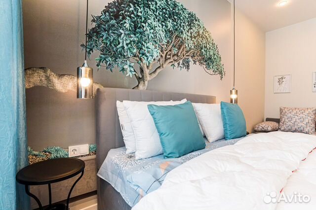 

1-к. квартира, 44 м², 3 кровати