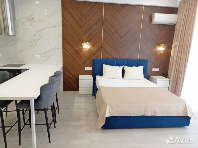 

Квартира-студия, 62 м², 2 кровати