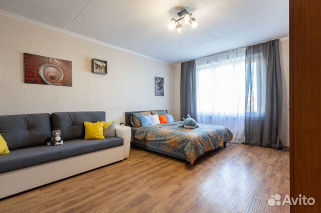 

1-к. квартира, 35 м², 2 кровати