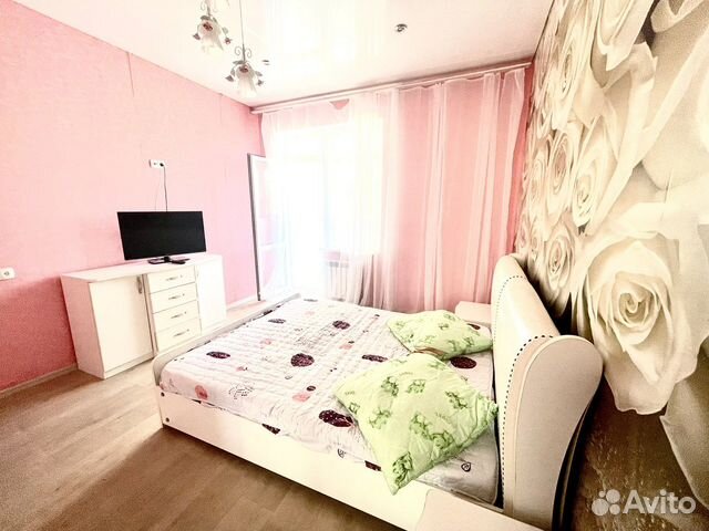 

1-к. квартира, 54 м², 3 кровати