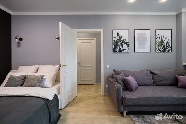 

1-к. квартира, 49 м², 2 кровати
